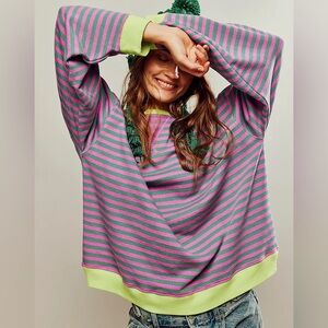 Free People Classic Oversized Crewneck